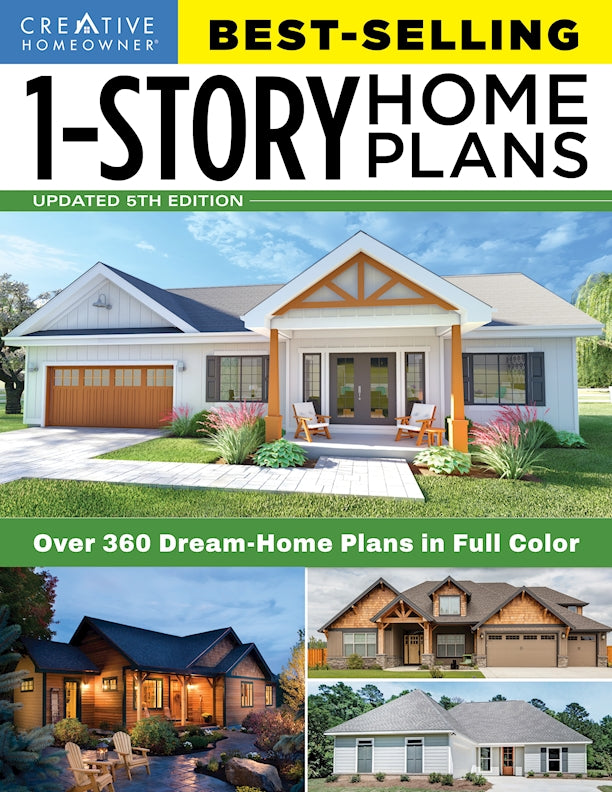 Best-Selling 1-Story Home Plans, 5th Edition