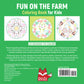 Fun on the Farm Coloring Book for Kids