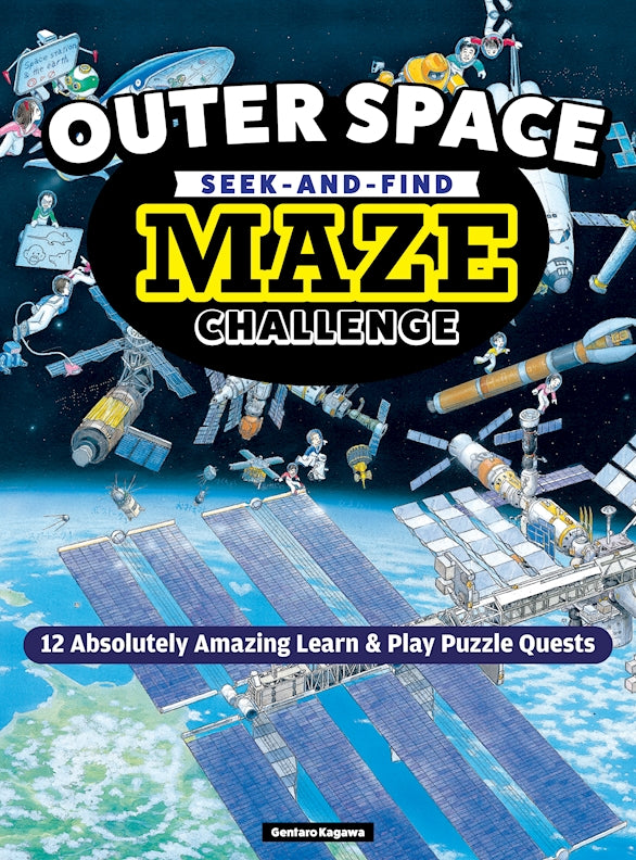 Outer Space Seek-and-Find Maze Challenge