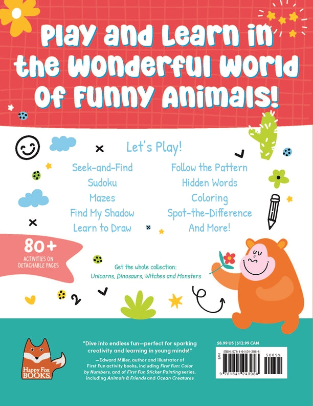 Funny Animals Activity Book