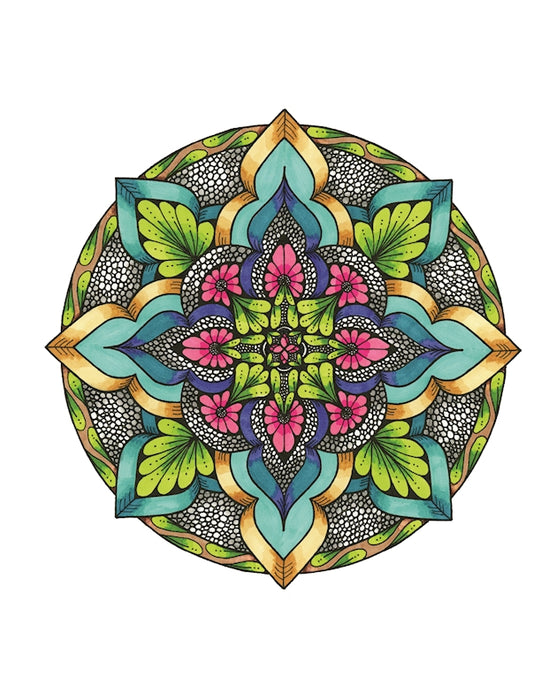 TangleEasy Guided Journal Mandala