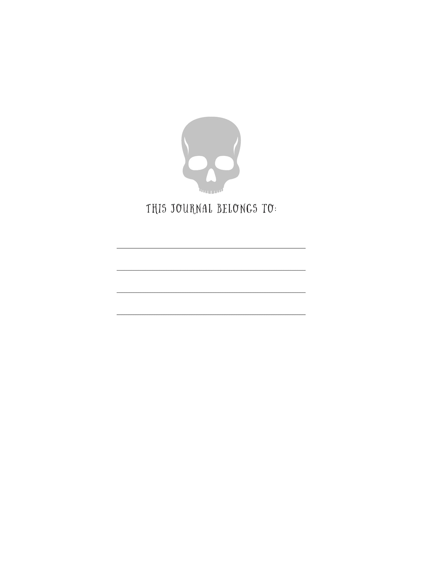 Dean Russo Skull Journal